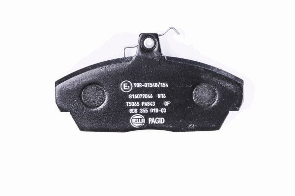 Stabdžių trinkelių rinkinys, diskinis stabdys HELLA 8DB 355 018-031