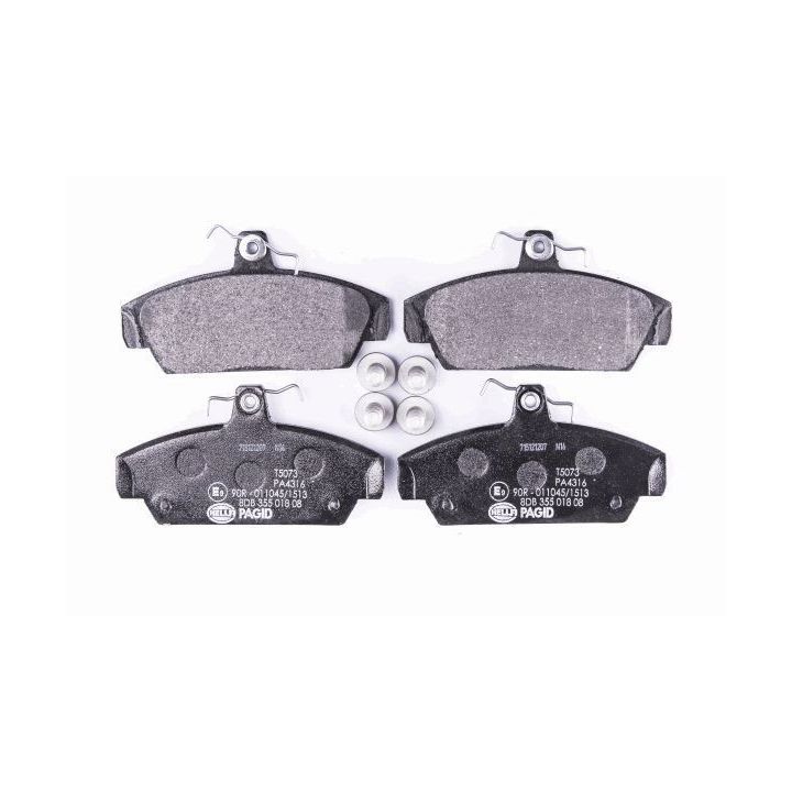 Stabdžių trinkelių rinkinys, diskinis stabdys HELLA 8DB 355 018-081