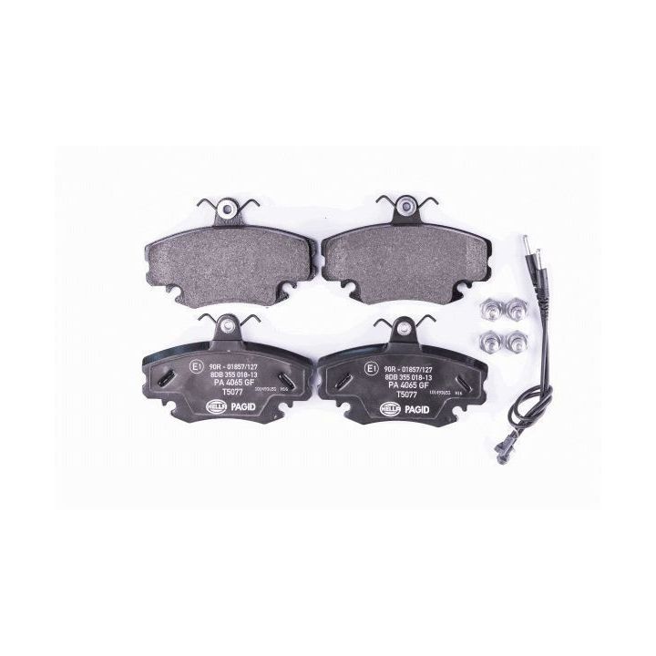 Stabdžių trinkelių rinkinys, diskinis stabdys HELLA 8DB 355 018-131