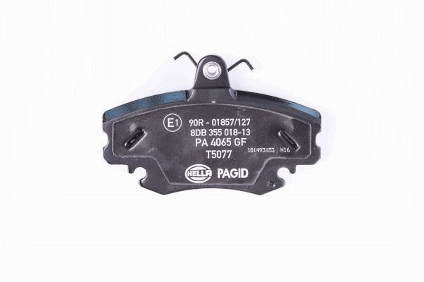 Stabdžių trinkelių rinkinys, diskinis stabdys HELLA 8DB 355 018-131