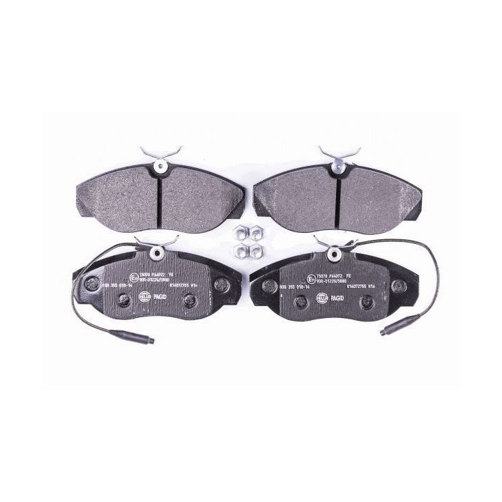 Stabdžių trinkelių rinkinys, diskinis stabdys HELLA 8DB 355 018-141