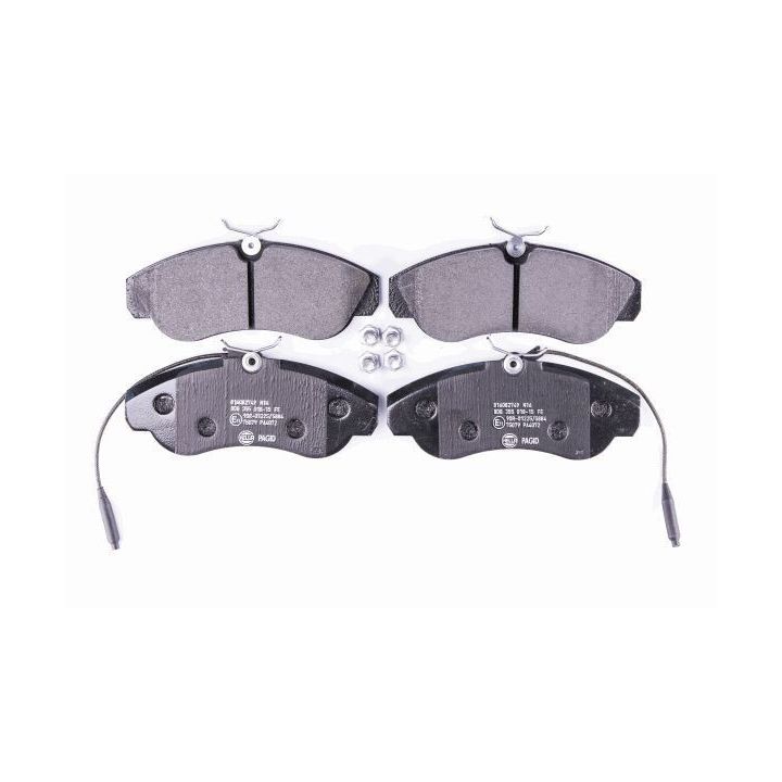 Stabdžių trinkelių rinkinys, diskinis stabdys HELLA 8DB 355 018-151