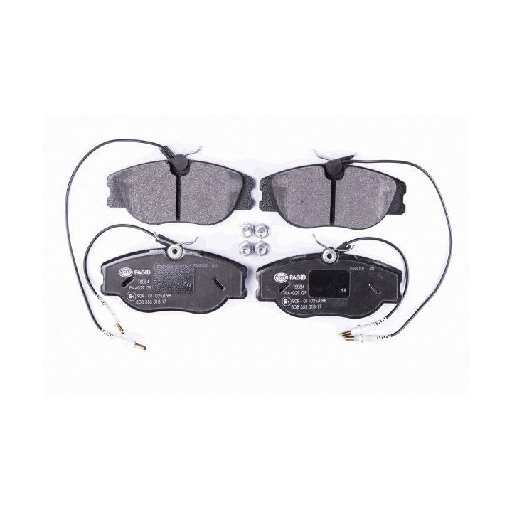 Stabdžių trinkelių rinkinys, diskinis stabdys HELLA 8DB 355 018-171