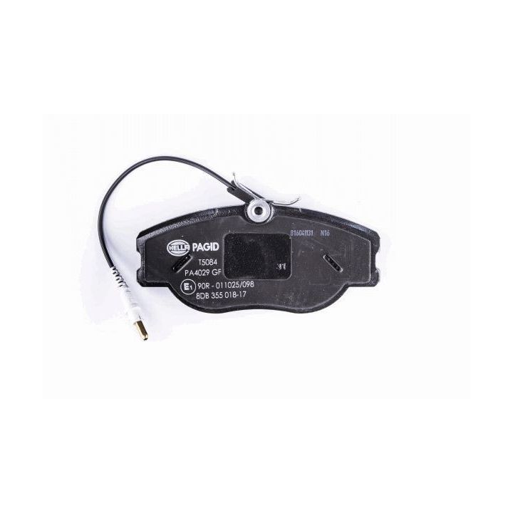 Stabdžių trinkelių rinkinys, diskinis stabdys HELLA 8DB 355 018-171