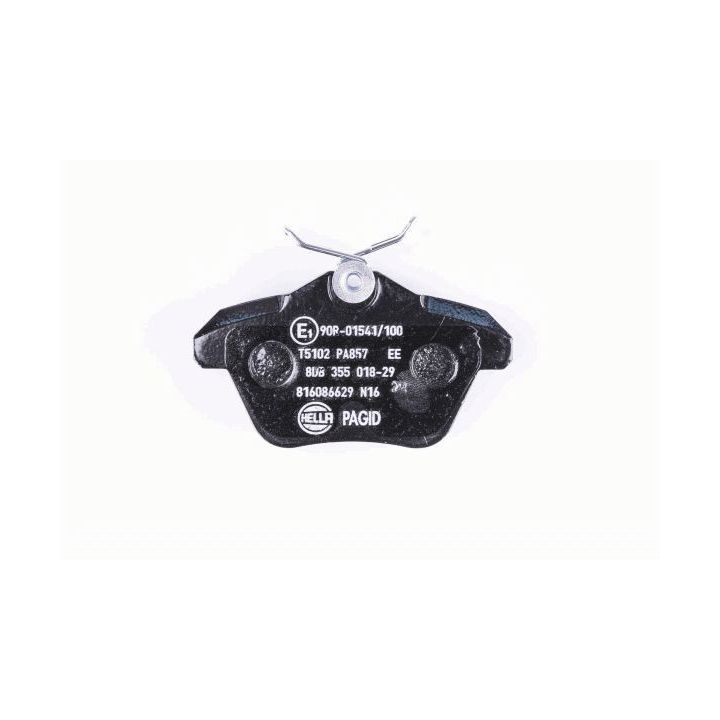 Stabdžių trinkelių rinkinys, diskinis stabdys HELLA 8DB 355 018-291