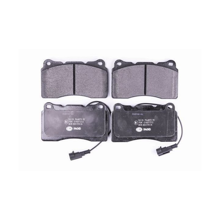 Stabdžių trinkelių rinkinys, diskinis stabdys HELLA 8DB 355 018-361