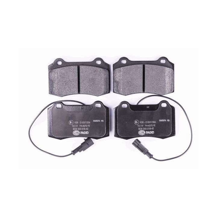 Stabdžių trinkelių rinkinys, diskinis stabdys HELLA 8DB 355 018-421