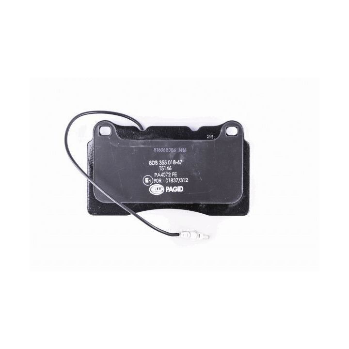 Stabdžių trinkelių rinkinys, diskinis stabdys HELLA 8DB 355 018-671