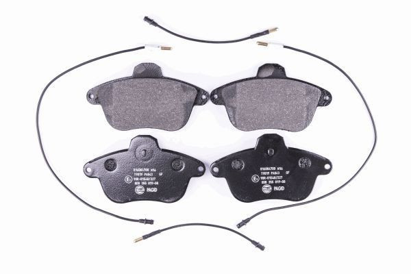 Stabdžių trinkelių rinkinys, diskinis stabdys HELLA 8DB 355 019-081