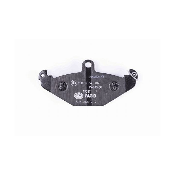 Stabdžių trinkelių rinkinys, diskinis stabdys HELLA 8DB 355 019-191