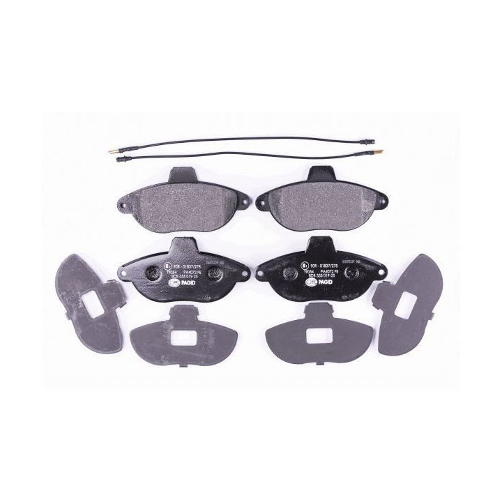 Stabdžių trinkelių rinkinys, diskinis stabdys HELLA 8DB 355 019-251