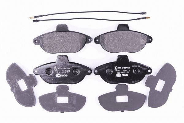 Stabdžių trinkelių rinkinys, diskinis stabdys HELLA 8DB 355 019-251