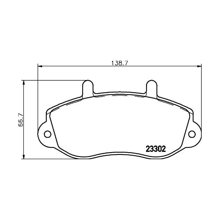 Stabdžių trinkelių rinkinys, diskinis stabdys HELLA 8DB 355 019-321