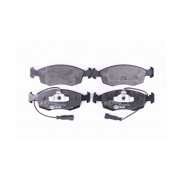 Stabdžių trinkelių rinkinys, diskinis stabdys HELLA 8DB 355 019-651