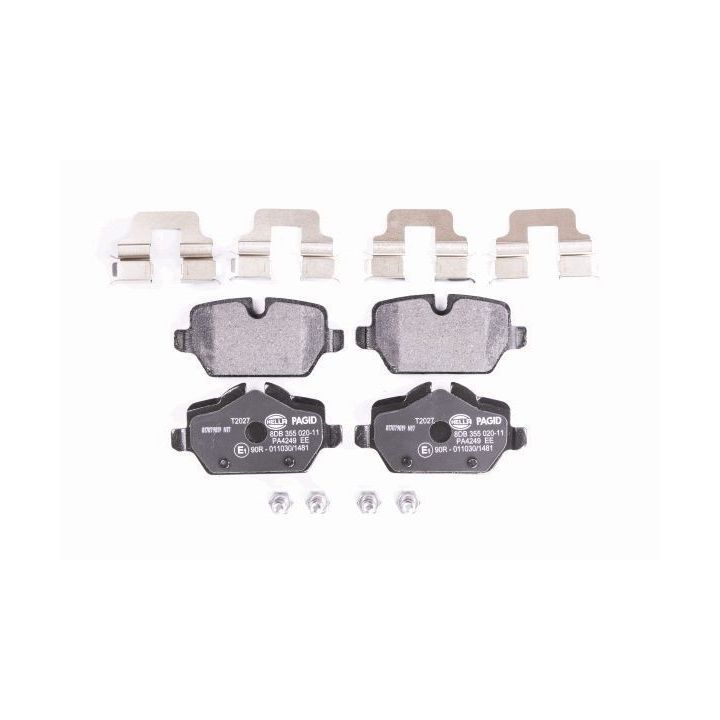 Stabdžių trinkelių rinkinys, diskinis stabdys HELLA 8DB 355 020-111