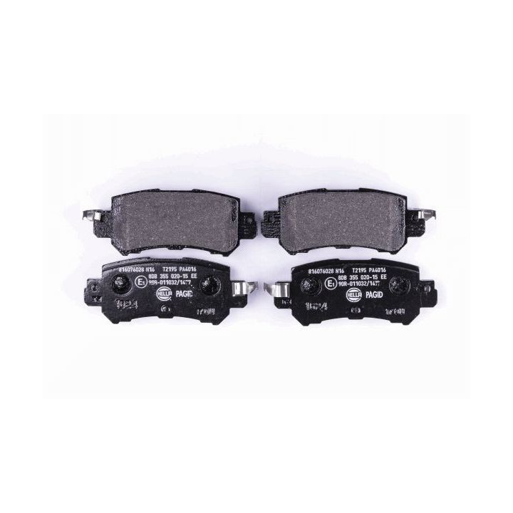 Stabdžių trinkelių rinkinys, diskinis stabdys HELLA 8DB 355 020-151