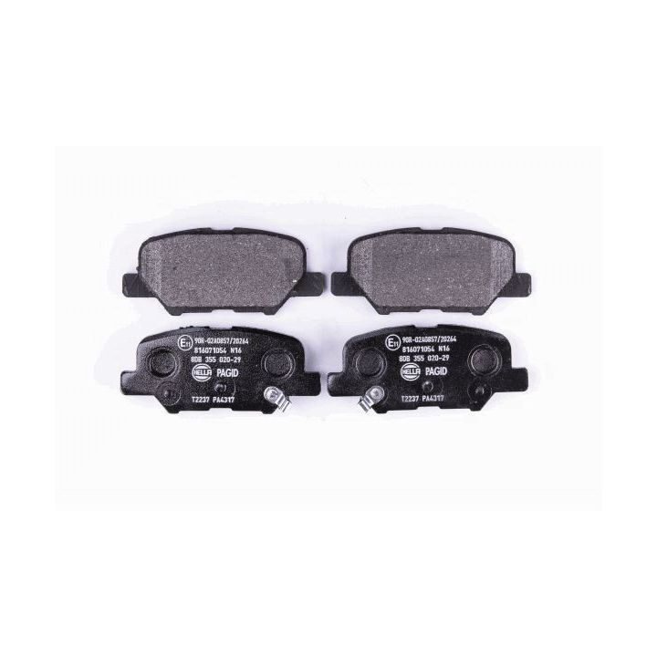 Stabdžių trinkelių rinkinys, diskinis stabdys HELLA 8DB 355 020-291