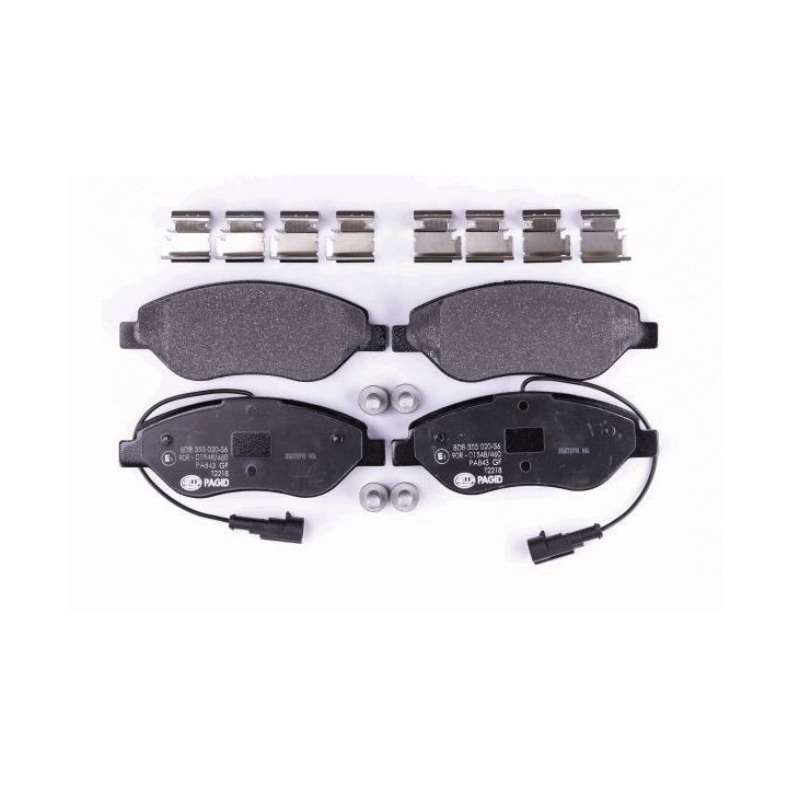 Stabdžių trinkelių rinkinys, diskinis stabdys HELLA 8DB 355 020-561