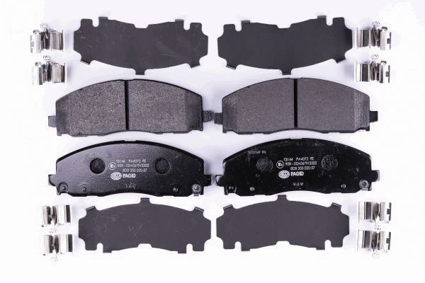 Stabdžių trinkelių rinkinys, diskinis stabdys HELLA 8DB 355 020-571