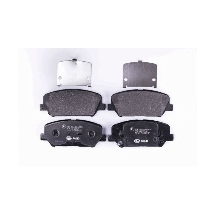 Stabdžių trinkelių rinkinys, diskinis stabdys HELLA 8DB 355 020-591