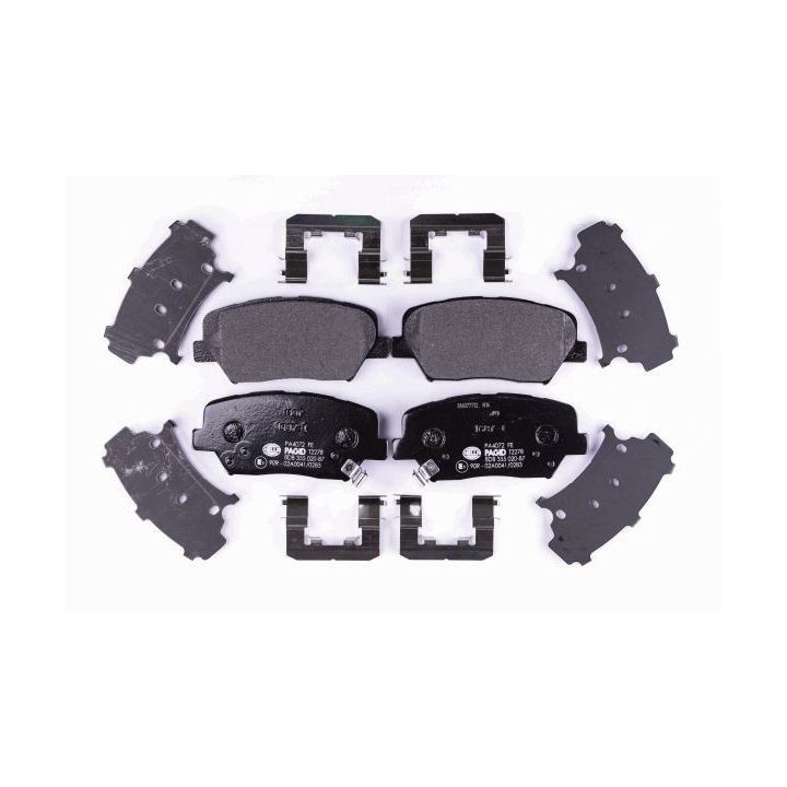 Stabdžių trinkelių rinkinys, diskinis stabdys HELLA 8DB 355 020-871