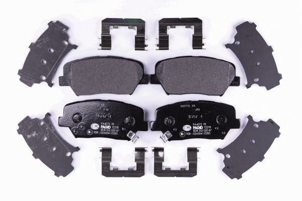 Stabdžių trinkelių rinkinys, diskinis stabdys HELLA 8DB 355 020-871