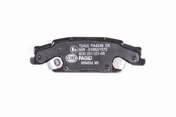 Stabdžių trinkelių rinkinys, diskinis stabdys HELLA 8DB 355 021-581