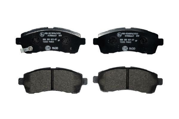 Stabdžių trinkelių rinkinys, diskinis stabdys HELLA 8DB 355 021-871