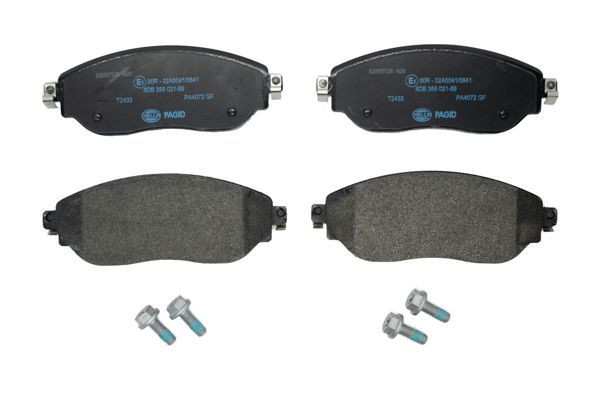 Stabdžių trinkelių rinkinys, diskinis stabdys HELLA 8DB 355 021-891