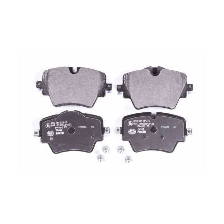 Stabdžių trinkelių rinkinys, diskinis stabdys HELLA 8DB 355 023-131