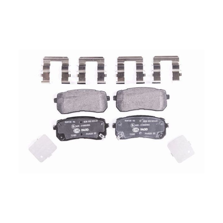 Stabdžių trinkelių rinkinys, diskinis stabdys HELLA 8DB 355 023-231