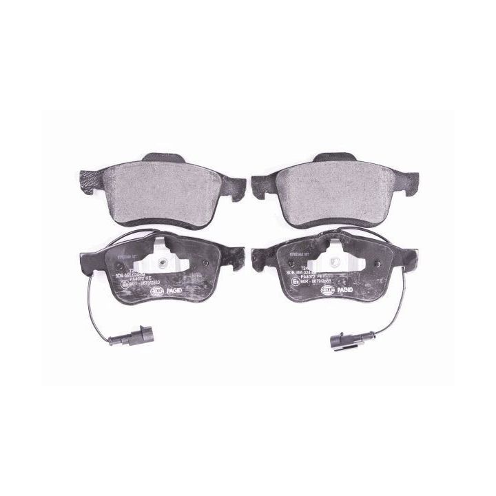 Stabdžių trinkelių rinkinys, diskinis stabdys HELLA 8DB 355 024-691