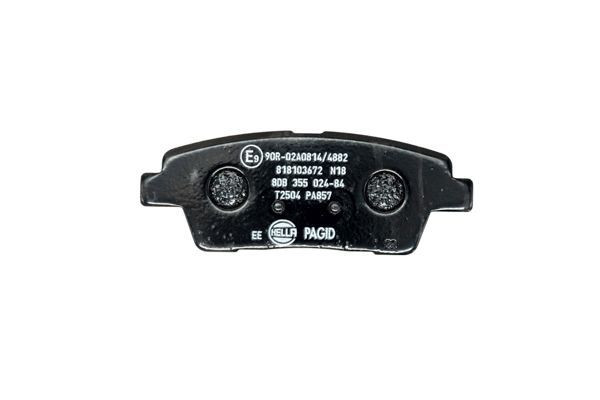 Stabdžių trinkelių rinkinys, diskinis stabdys HELLA 8DB 355 024-841