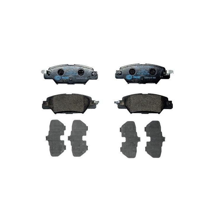 Stabdžių trinkelių rinkinys, diskinis stabdys HELLA 8DB 355 025-461