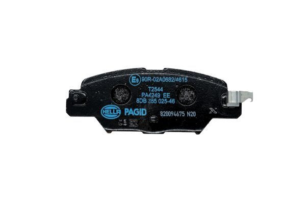 Stabdžių trinkelių rinkinys, diskinis stabdys HELLA 8DB 355 025-461