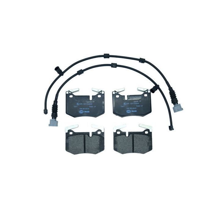 Stabdžių trinkelių rinkinys, diskinis stabdys HELLA 8DB 355 025-611