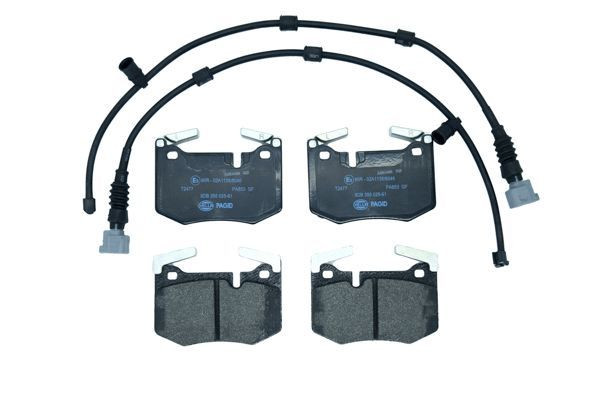 Stabdžių trinkelių rinkinys, diskinis stabdys HELLA 8DB 355 025-611