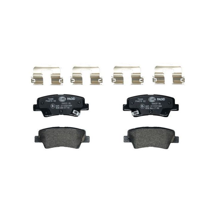 Stabdžių trinkelių rinkinys, diskinis stabdys HELLA 8DB 355 031-821