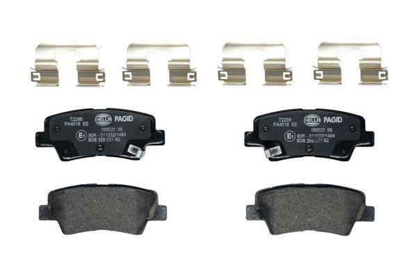 Stabdžių trinkelių rinkinys, diskinis stabdys HELLA 8DB 355 031-821