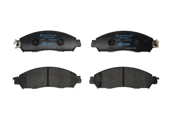 Stabdžių trinkelių rinkinys, diskinis stabdys HELLA 8DB 355 032-071