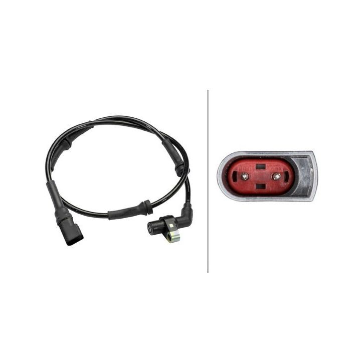 Jutiklis, rato greitis HELLA 6PU 009 106-651