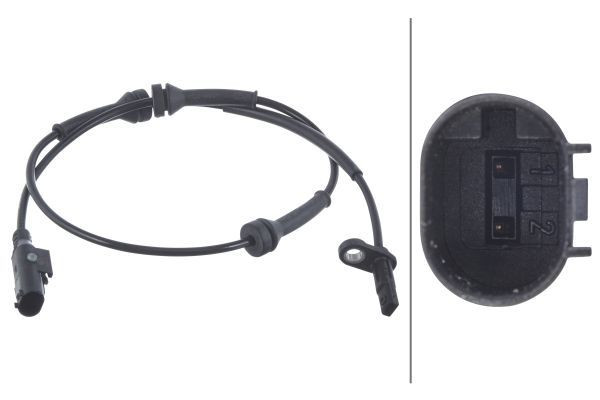 Jutiklis, rato greitis HELLA 6PU 012 039-641