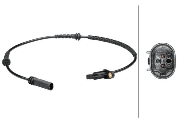 Jutiklis, rato greitis HELLA 6PU 012 679-521