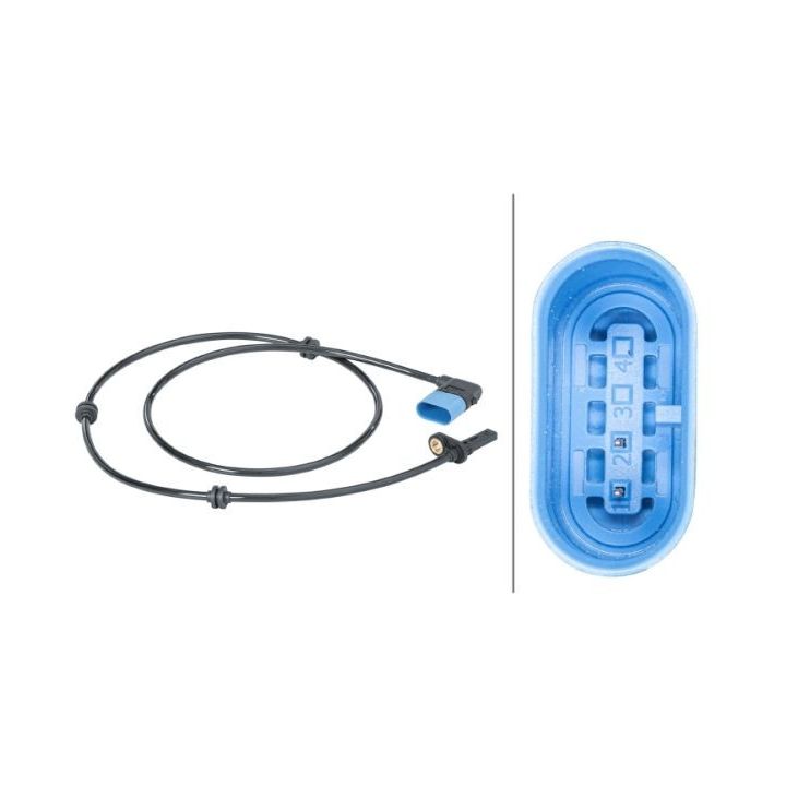 Jutiklis, rato greitis HELLA 6PU 012 679-651