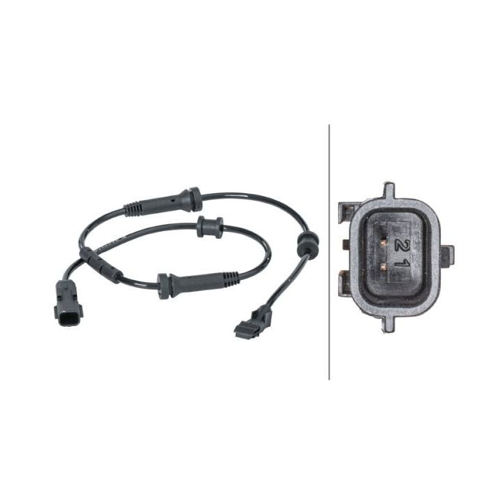 Jutiklis, rato greitis HELLA 6PU 012 679-671