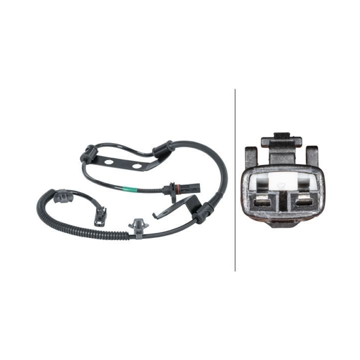 Jutiklis, rato greitis HELLA 6PU 012 679-841