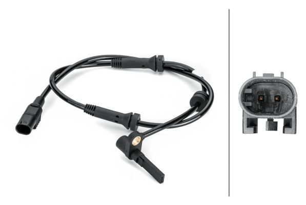 Jutiklis, rato greitis HELLA 6PU 012 806-531