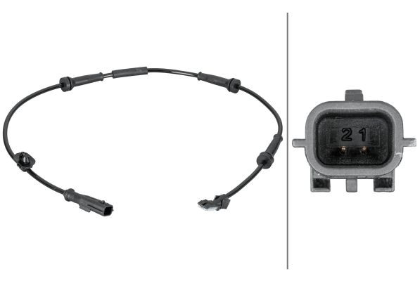 Jutiklis, rato greitis HELLA 6PU 012 806-681