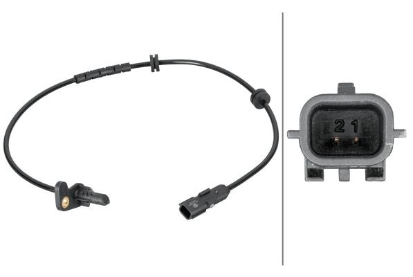 Jutiklis, rato greitis HELLA 6PU 012 806-881