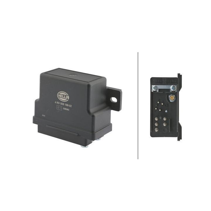 Valdymo blokas, kaitinimo žvakių sistema HELLA 4RV 008 188-021